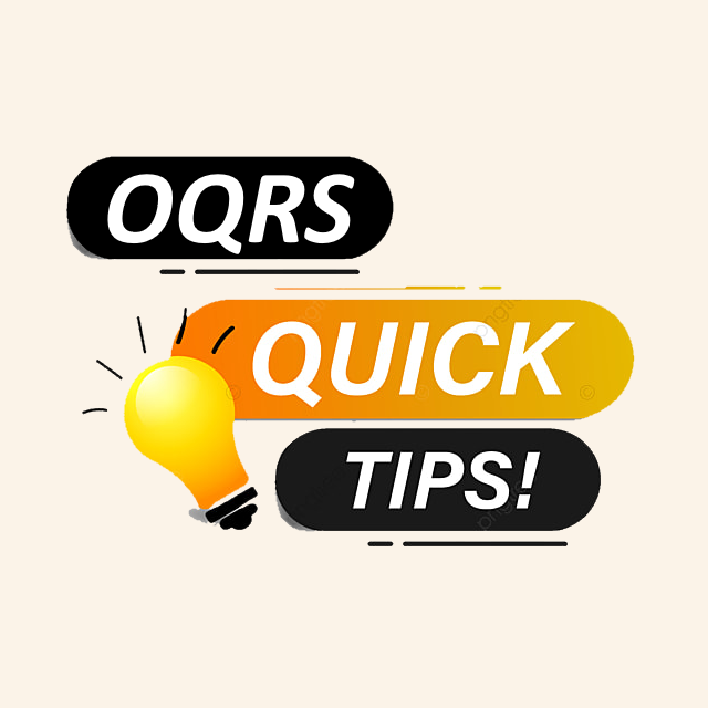 OQRS Quick Tip