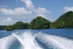 On the way to the Rock Islands