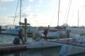 Gene Pista Jake hauling radio to the boat   1