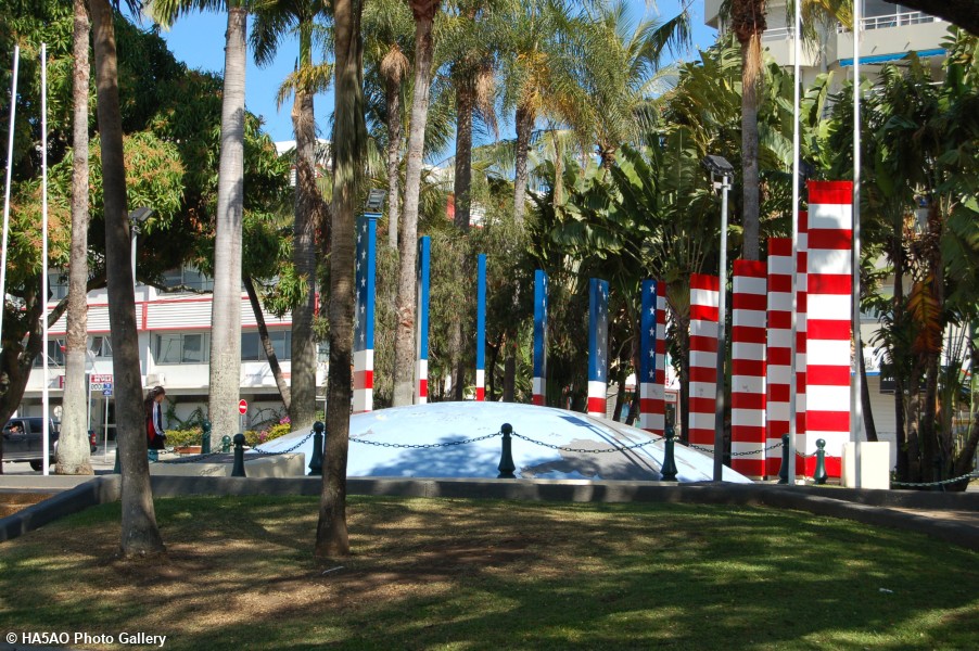 Memorial for the US Pacific fouces in New Caledonia during WWII