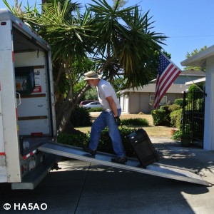 Moving   K6TD loading the Truck