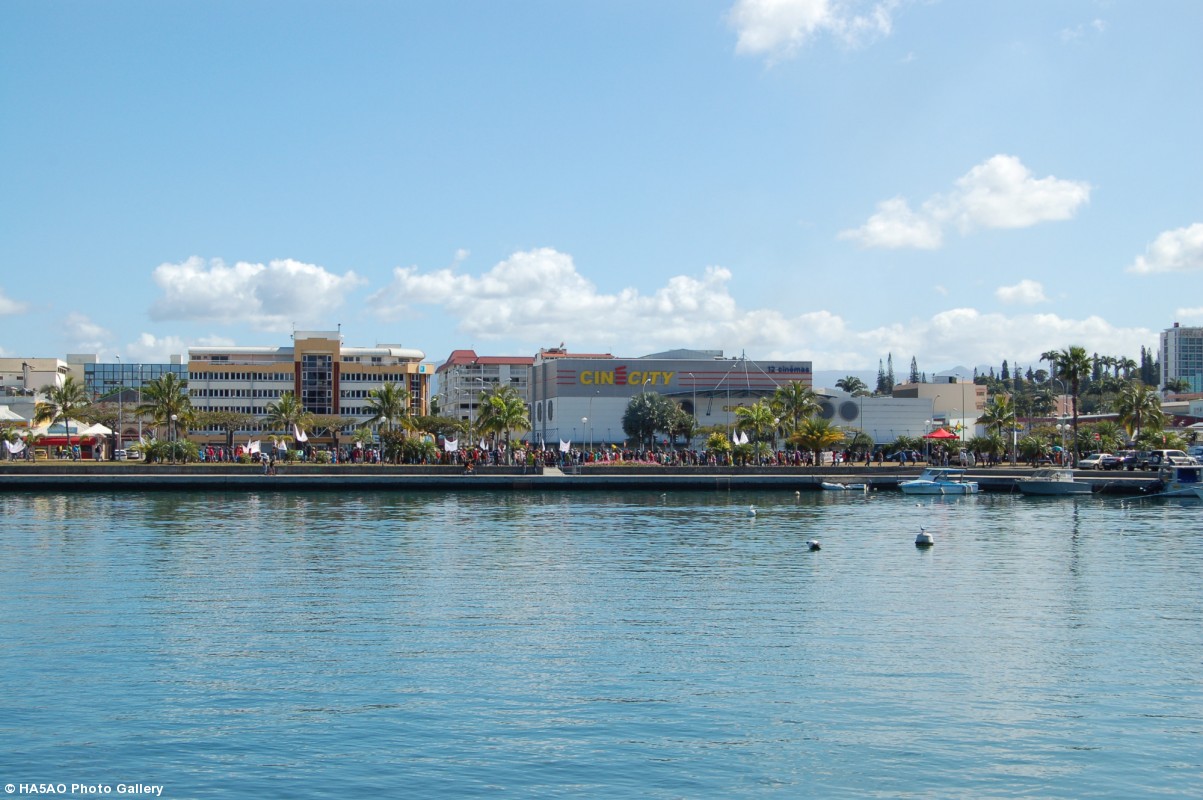 Part of Noumea as seen from the Evohe