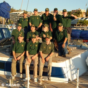 TX3X Team ready for dinner on the evening prior to departuere for Chesterfield