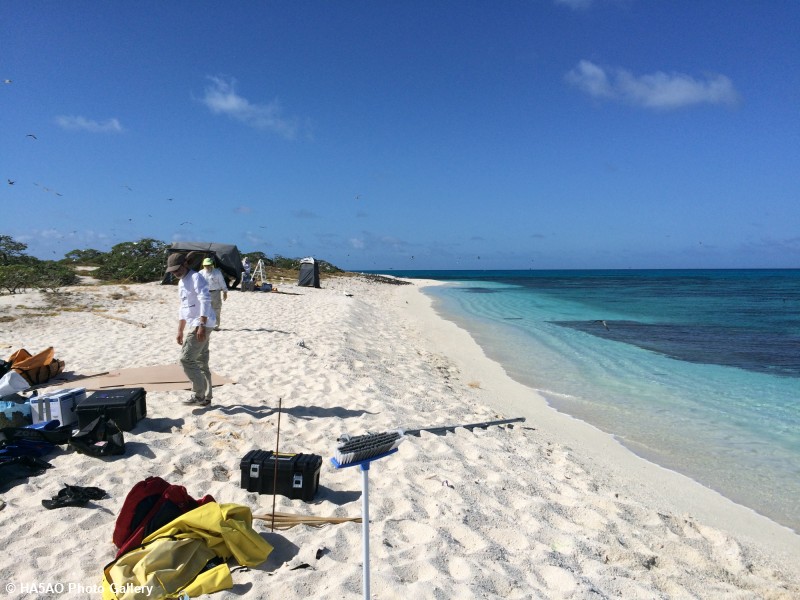 We continues to set up camp CW tent in the distance