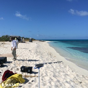 We continues to set up camp CW tent in the distance