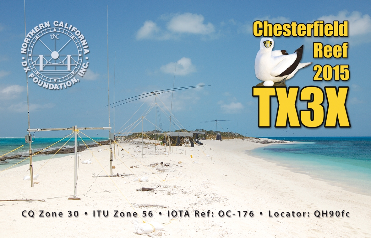 QSL TX3X Single front